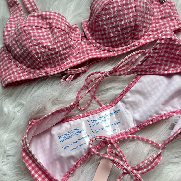 🎠[ VS ] Pink Gingham Bikini - Picture 10 of 12